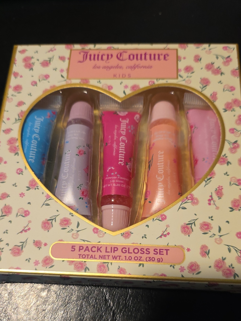 Juicy Couture Kids 5-Pack Lip Gloss Set NWT